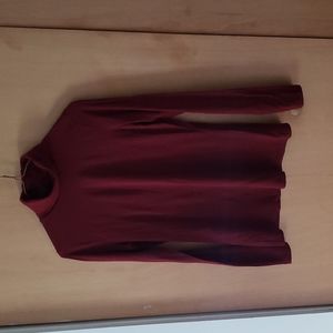 LANDS END Soft Maroon Turtle Neck